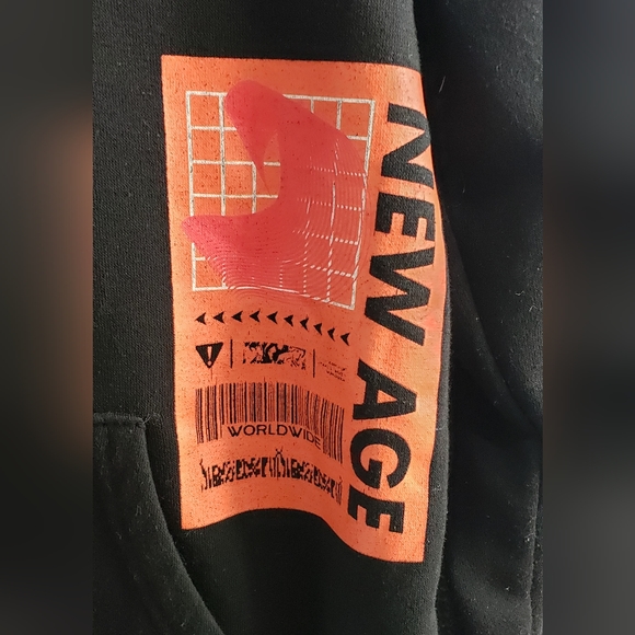 Brooklyn Cloth manufacturing Co. endless waves black hoodie size medium - Picture 5 of 6